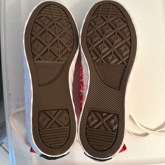 Women’s converse Not A Chuck red sneakers W size 11 M size 9 high tops - Picture 6 of 7